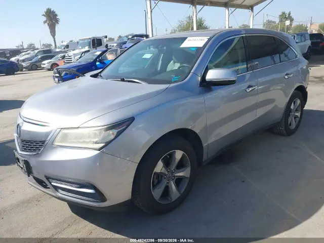 5FRYD3H28GB014298 — 2016 Acura MDX Acurawatch Plus Package, фото 2 с аукциона IAAI 14.10.2026, Задняя часть
