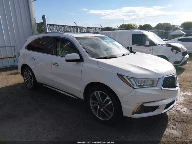 2017 Acura Mdx Advance Entertainment Pkgs VIN 5FRYD4H97HB039889 фото 1