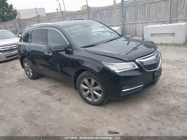 5FRYD4H8XEB504345 — 2014 Acura MDX Elite Package, Правый бок (Right Side), фото до ремонта