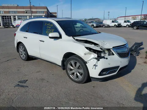 5FRYD4H89GB502041 — 2016 Acura MDX Elite, Передняя часть справа (Right Front), фото до ремонта