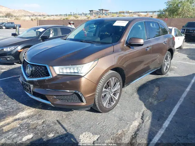 5J8YD3H5XKL001216 — 2019 Acura MDX Tech Pkg, фото 2 с аукциона IAAI 14.10.2026, Задняя часть