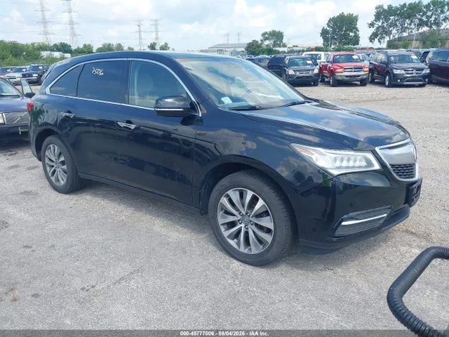 2015 Acura Mdx Technology Package VIN 5FRYD4H46FB018422 фото 1