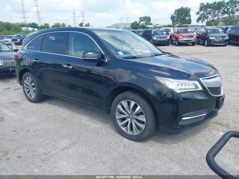 5FRYD4H46FB018422 — 2015 Acura MDX Technology Package, Повреждение двигателя (Engine Damage), фото до ремонта