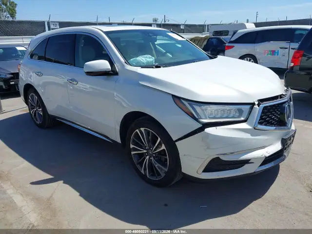 5J8YD3H52LL009134 — 2020 Acura MDX Technology Package, Передняя часть (Front End), фото до ремонта
