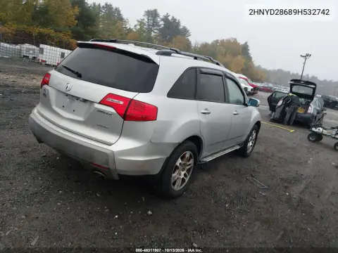 2009 Acura Mdx Technology Package VIN 2HNYD28689H532742 фото 5