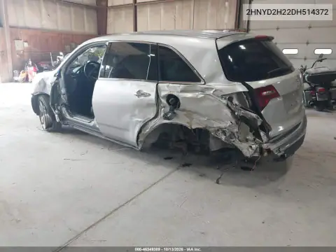 2HNYD2H22DH514372 — 2013 Acura MDX, фото 4 с аукциона IAAI, Повреждения со всех сторон