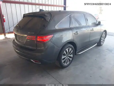 5FRYD3H65EB010824 — 2014 Acura MDX, фото 5 с аукциона IAAI, Внешний пожар