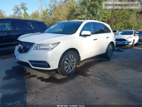 2016 Acura Mdx Technology Entertainment Packages/Technology, Entertainment Acurawatch Plus Packages VIN 5FRYD4H60GB013722 фото 2