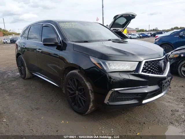 5FRYD4H43HB500865 — 2017 Acura MDX, Град (Hail), фото до ремонта
