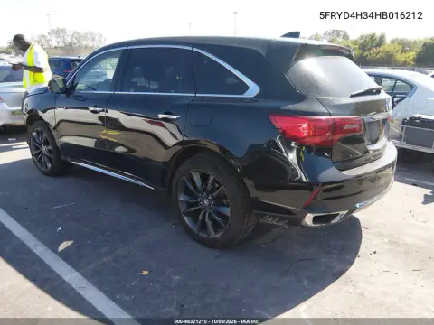 2017 Acura Mdx VIN 5FRYD4H34HB016212 фото 4