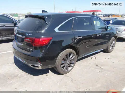 2017 Acura Mdx VIN 5FRYD4H34HB016212 фото 5