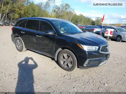 5J8YD4H37KL002392 — 2019 Acura MDX, Правая сторона, фото до ремонта
