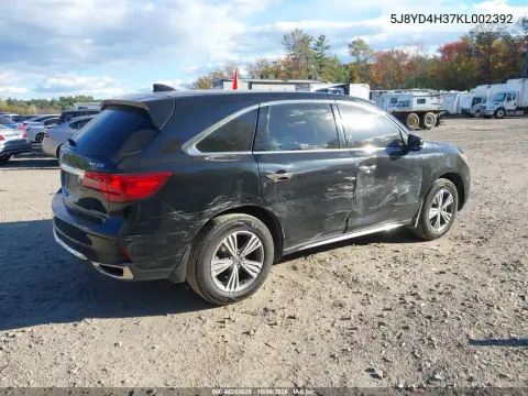 2019 Acura Mdx Standard VIN 5J8YD4H37KL002392 фото 4
