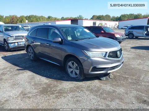5J8YD4H31KL030009 — 2019 Acura MDX, Правая сторона, фото до ремонта
