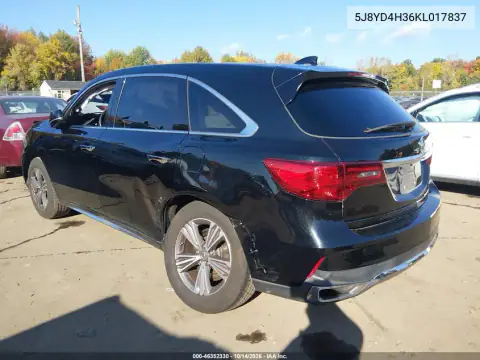 5J8YD4H36KL017837 — 2019 Acura MDX, фото 4 с аукциона IAAI, Левый бок