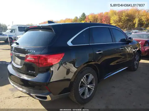 5J8YD4H36KL017837 — 2019 Acura MDX, фото 5 с аукциона IAAI, Левый бок