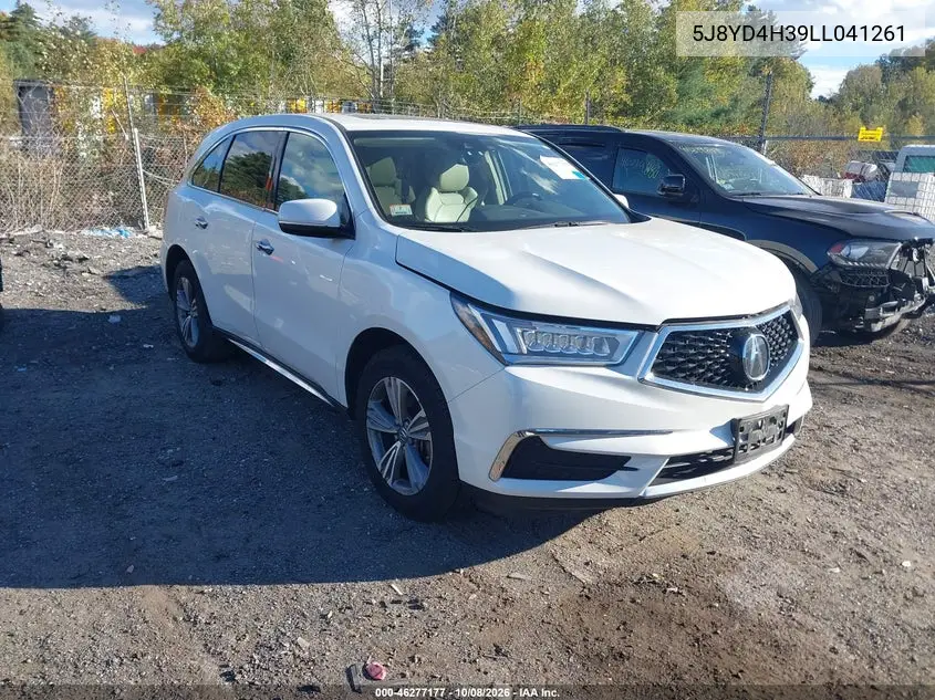 2020 Acura Mdx Standard VIN 5J8YD4H39LL041261 фото 1