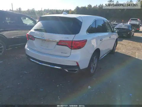 2020 Acura Mdx Standard VIN 5J8YD4H39LL041261 фото 4