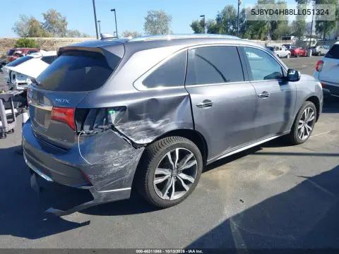 2020 Acura Mdx Advance Package VIN 5J8YD4H88LL051324 фото 5