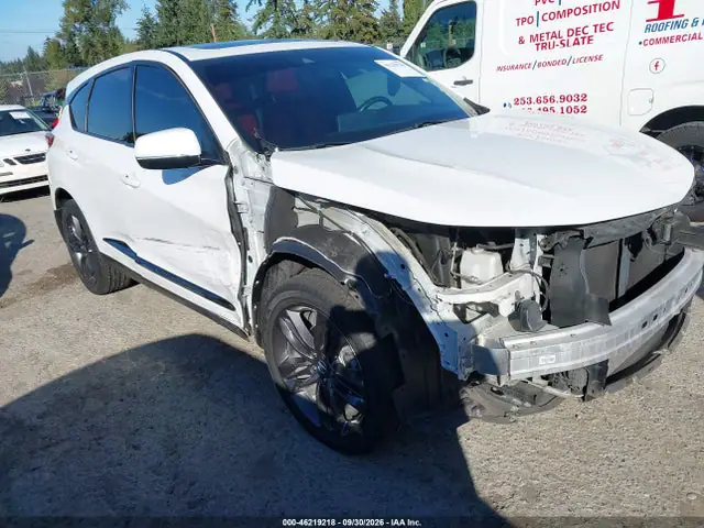 5J8TC2H6XLL037506 Acura RDX A-Spec Package 2020 — повреждение Правый бок, фото до ремонта