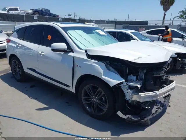 5J8TC1H67NL004816 — 2022 Acura RDX A-Spec Package, Передняя часть (Front End), фото до ремонта