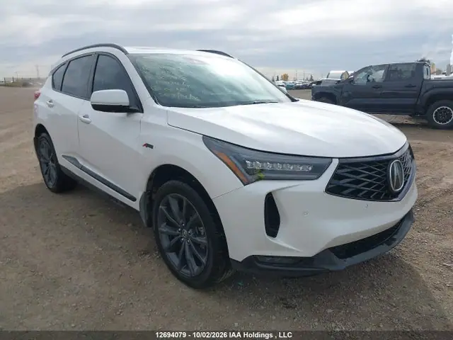 5J8TC2H6XSL803815 — 2025 Acura RDX A-Spec, Град (Hail), фото до ремонта