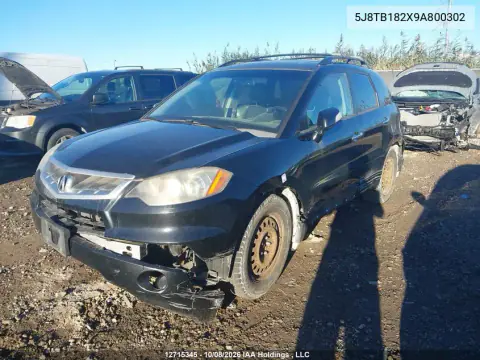 2009 Acura Rdx VIN 5J8TB182X9A800302 фото 3