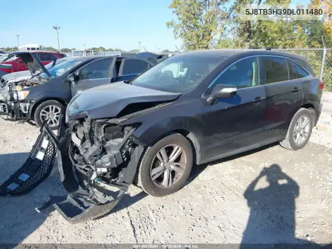 2013 Acura Rdx VIN 5J8TB3H39DL011480 фото 3