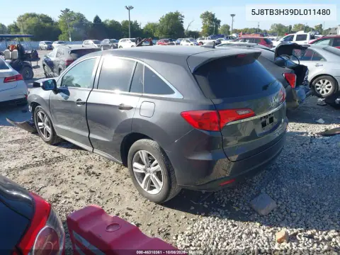 2013 Acura Rdx VIN 5J8TB3H39DL011480 фото 4