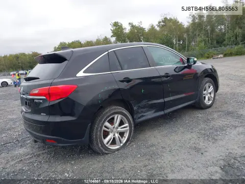 2014 Acura Rdx VIN 5J8TB4H55EL805563 фото 5