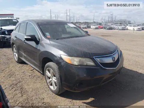 5J8TB3H35EL013910 — 2014 Acura RDX, Сзади, фото до ремонта