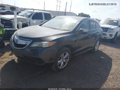 5J8TB3H35EL013910 — 2014 Acura RDX, фото 3 с аукциона IAAI, Задняя часть