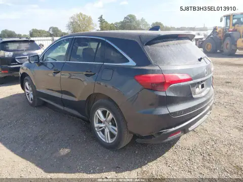 5J8TB3H35EL013910 — 2014 Acura RDX, фото 4 с аукциона IAAI, Задняя часть