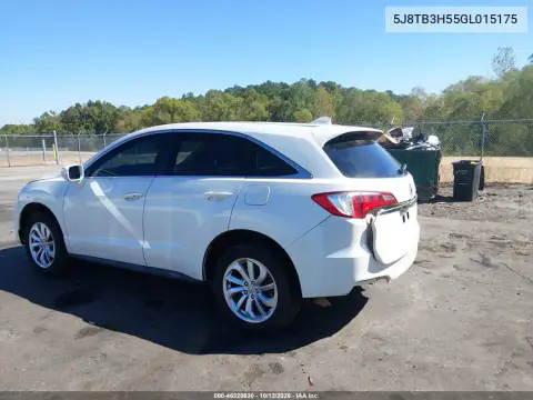 2016 Acura Rdx Technology Acurawatch Plus Packages/Technology Package VIN 5J8TB3H55GL015175 фото 4