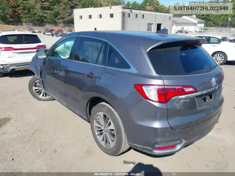 2017 Acura Rdx Advance Package VIN 5J8TB4H72HL022948 фото 4