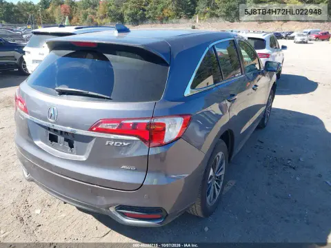 2017 Acura Rdx Advance Package VIN 5J8TB4H72HL022948 фото 5