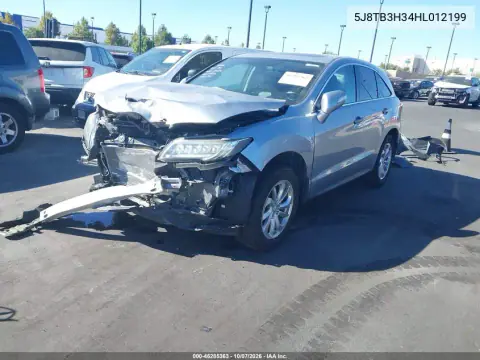 2017 Acura Rdx Acurawatch Plus Package VIN 5J8TB3H34HL012199 фото 3