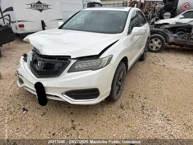 5J8TB4H5XJL800126 — 2018 Acura RDX, фото 2 с аукциона IAAI 29.09.2026, Передняя часть