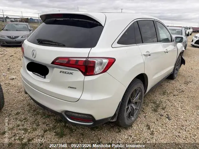 5J8TB4H5XJL800126 — 2018 Acura RDX, фото 3 с аукциона IAAI 29.09.2026, Передняя часть
