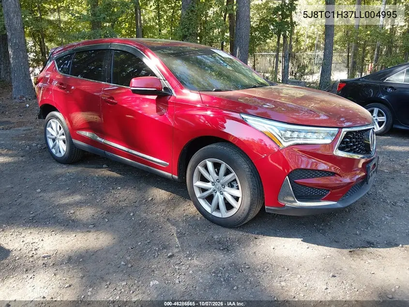 2020 Acura Rdx Standard VIN 5J8TC1H37LL004995 фото 2
