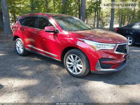2020 Acura Rdx Standard VIN 5J8TC1H37LL004995 фото 2