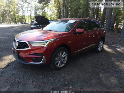 2020 Acura Rdx Standard VIN 5J8TC1H37LL004995 фото 3