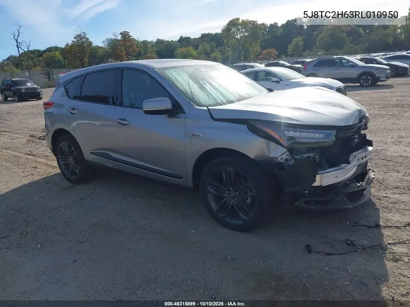 2024 Acura Rdx A-Spec Package VIN 5J8TC2H63RL010950 фото 1