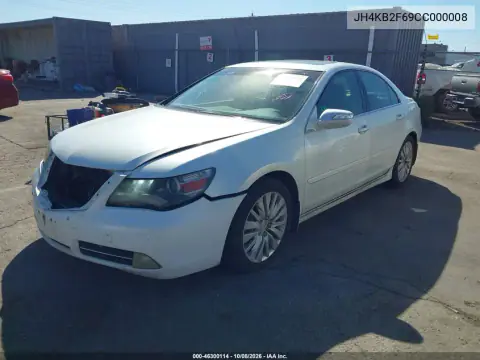 2012 Acura Rl 3.7L Technology Package VIN JH4KB2F69CC000008 фото 3