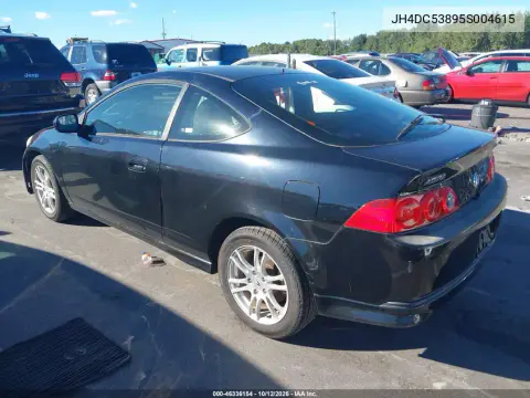2005 Acura Rsx VIN JH4DC53895S004615 фото 4