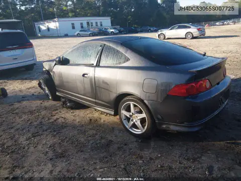 JH4DC53065S007725 — 2005 Acura RSX, фото 3 с аукциона IAAI, Боковая часть