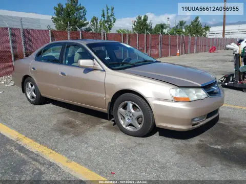19UUA56612A056955 — 2002 Acura TL, Сзади, фото до ремонта
