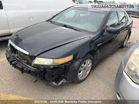 2005 Acura Tl VIN 19UUA66205A801136 фото 2