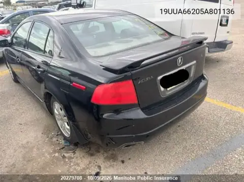 2005 Acura Tl VIN 19UUA66205A801136 фото 4
