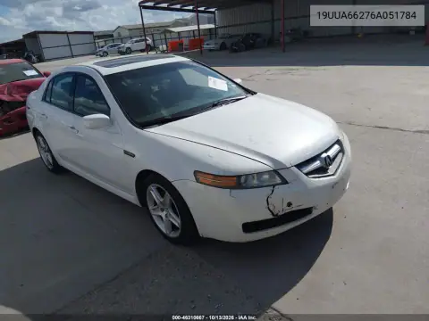 19UUA66276A051784 — 2006 Acura TL, Левая сторона, фото до ремонта